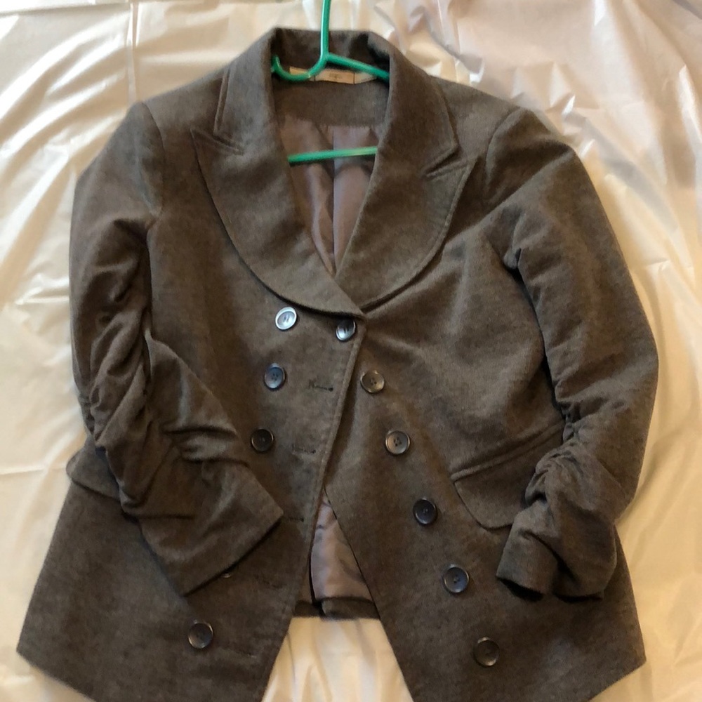 Gibson Gray Pinstripe Blazer